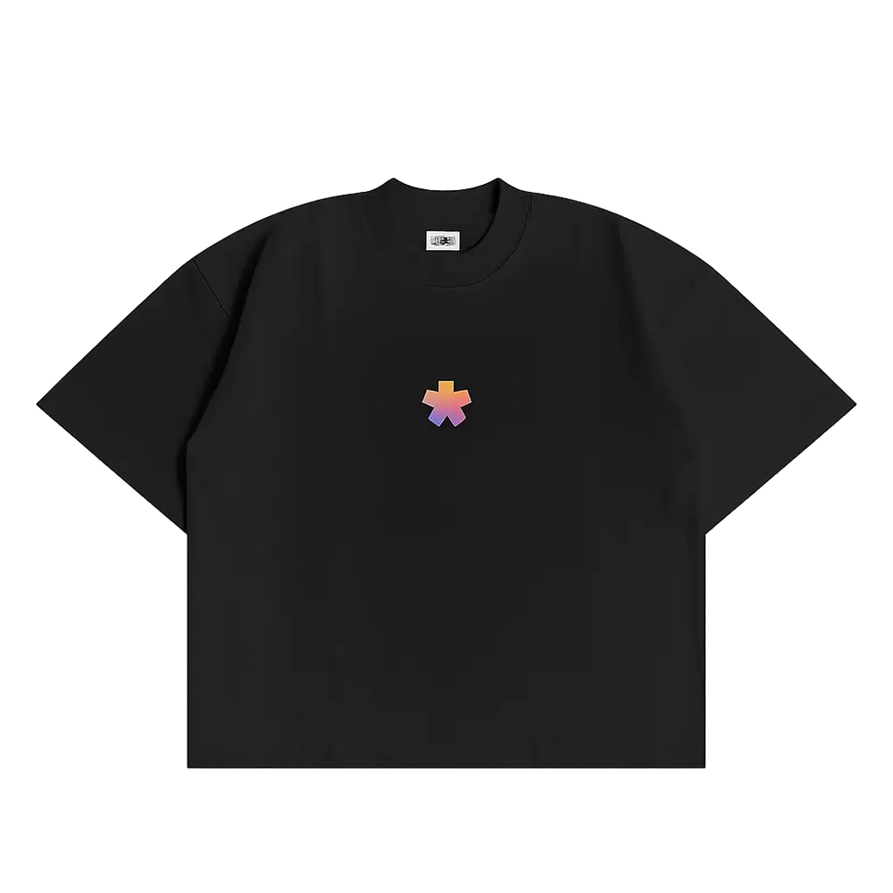 Front Gradient Star Box Unisex T-shirt