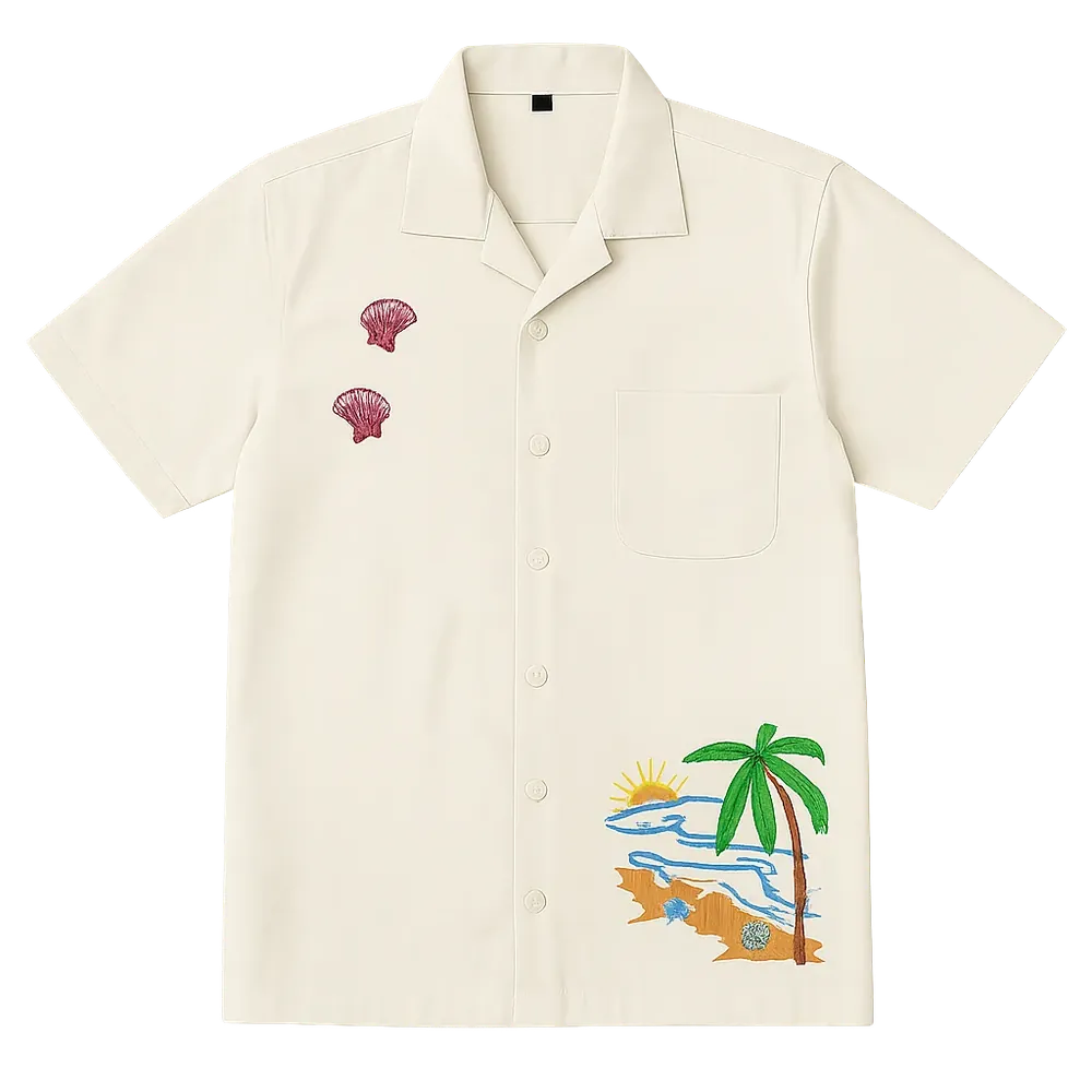 THE BEACH LINEN UNISEX SHIRT