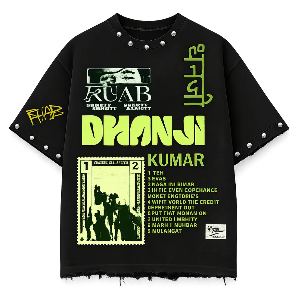 (PRE ORDER) - DHANJI OVERSIZE TSHIRT (BOXY FIT)