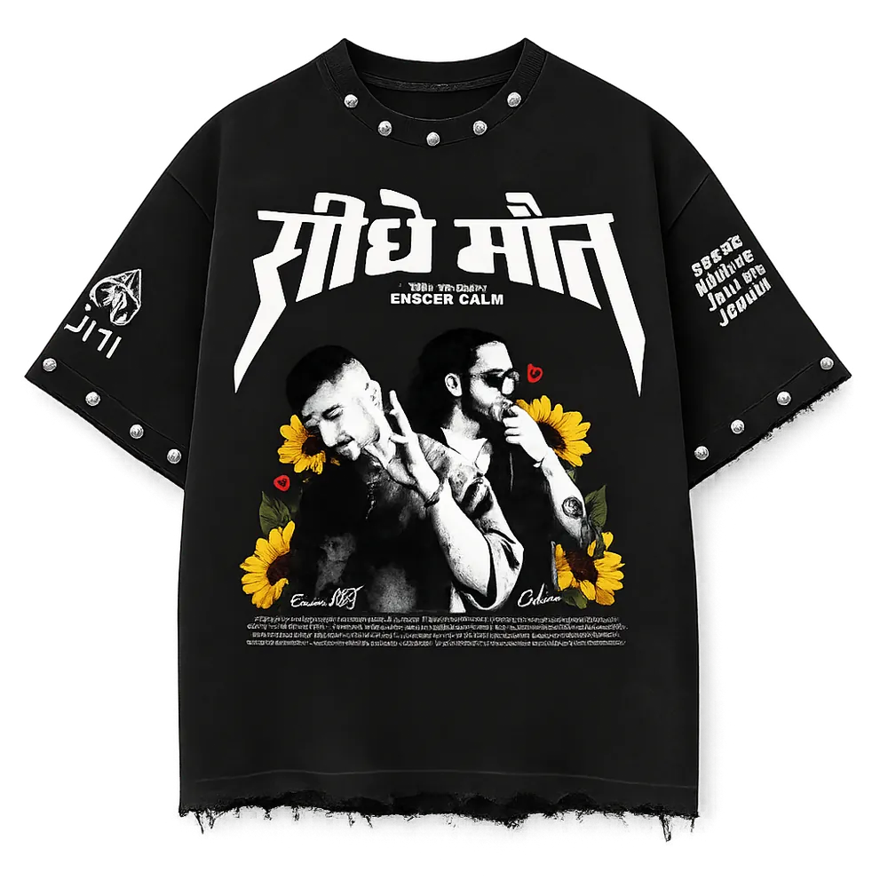 (PRE ORDER) - SEEDHE MAUT TSHIRT (BOXY FIT)