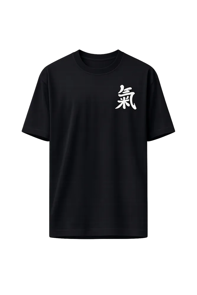 Dragon Chi Oversized Black Unisex T-shirt